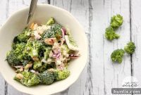 Crisp Broccoli & Creamy Homemade Ranch Salad