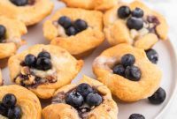 Tangy Blueberry Cheesecake Tarts
