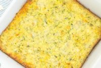 Comforting Zucchini Cheese Bake