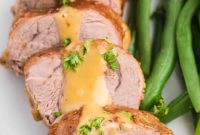 Brown Sugar Dijon Glazed Pork Tenderloin