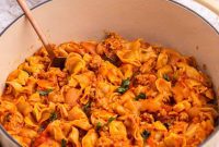Easy One-Pot Sausage and Cheese Cappelletti