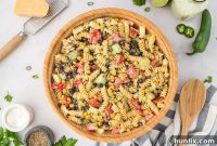 Kickin’ Jalapeno Ranch Pasta Salad