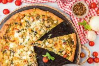 Gourmet Pesto Chicken Pizza