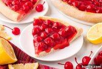 Decadent Cherry Cheesecake Pizza