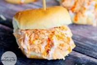 Effortless Slow Cooker Buffalo Chicken Sliders