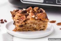 Cozy Slow Cooker Cinnamon Raisin Bread Pudding