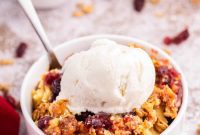 Tangy Cranberry Cobbler Bake