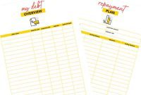 Printable Debt Freedom Planners