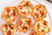 Wonton Pizza Bites