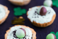 Emerald Mint Chocolate Tarts