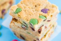 Smarties Blondie Treats