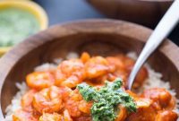 Succulent Tandoori Prawns with Vibrant Mint Chutney