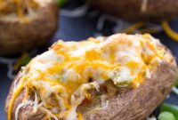 Loaded Bell Pepper Twice-Baked Potatoes