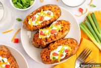 Fiesta Chicken Potato Boats