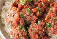 Homestyle Meatballs and Rice