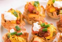 Tex-Mex Chicken Wonton Bites
