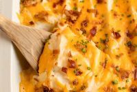 Decadent Double-Baked Potato Casserole
