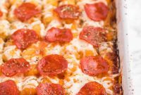 Cheesy Pizza Tot Bake