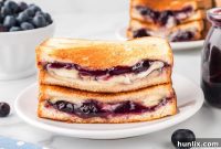 Blueberry Brie Grilled Cheese Bliss