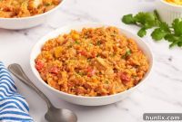 Skillet Chicken Burrito Fiesta