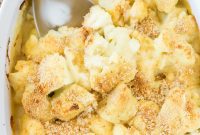 Golden Glazed Honey Dijon Cauliflower