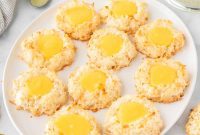 Irresistible Lemon Curd Coconut Macaroons