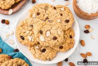 Hearty Trail Mix Oatmeal Cookies