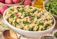 Aromatic Olive Oil Mashed Potatoes with Kale and Fresh Herbs