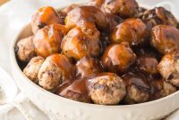 Glazed Sweet and Tangy Meatballs
