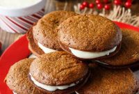 Festive Gingerbread Whoopie Pies