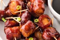 Sweet and Savory Bacon Water Chestnuts
