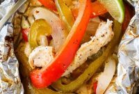 Zesty Chicken Fajita Foil Dinners