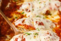 Cheesy Lasagna Stuffed Chicken