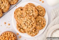 Chewy Coconut Butterscotch Cookies