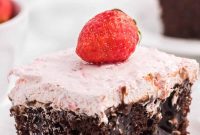 Sweet Strawberry Chocolate Poke Delight