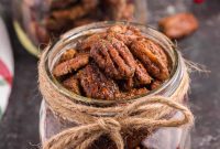 Quick Air Fryer Glazed Pecans