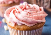 Luscious Strawberry Cupcakes