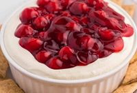 Luscious Cherry Cheesecake Dip