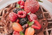 Pure Chocolate Waffle Bliss