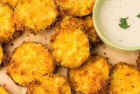 Golden Crispy Air Fryer Zucchini