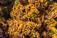 Effortless Slow Cooker Beef & Broccoli Ramen