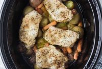 Rustic Italian Slow Cooker Pork Chops