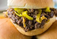 Hearty Slow Cooker Mississippi Sloppy Joes