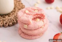 Effortless Strawberry Cake Mix Cookies
