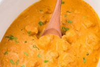 Easy Slow Cooker Butter Chicken