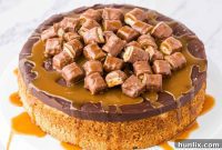 Twix Caramel Crunch Cheesecake