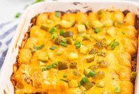 Ultimate Cheeseburger Tater Tot Bake