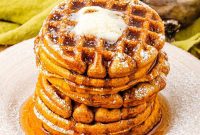 Spiced Gingerbread Waffles