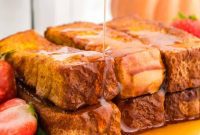 Autumn Spiced Air Fryer Pumpkin French Toast Sticks