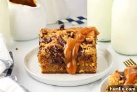 Caramel Swirled Brown Butter Blondies